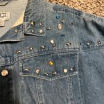 Vintage S.B.II Embellished Denim Jacket Rhinestone Studded Western Jean Jacket M Blue Size M Photo 2
