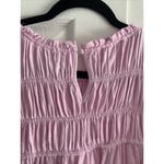 Hayden  Los Angeles Womens 2XL Cotton Pink Linen Blend Peasant Boho Top Photo 6