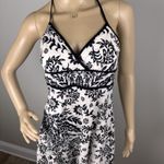Speechless  Y2K Sundress Juniors Size 9‎ Black White Floral Print Halter  Cotton Photo 2