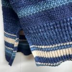 Denim & Supply Bohemian Pullover Striped Knit Sweater Women's Size Small Blue Photo 5