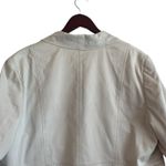 Talbots Women Petite Jacket Long Sleeve Stretch Cream Classic Career Blazer Photo 8