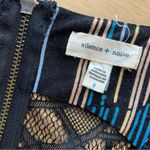 Silence + Noise Black & Blue Lace Back Dress 0 Photo 4