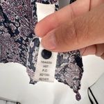 Lucky Brand Women's Paisley Tie Neck Long Sleeve Blouse peasant Size Medium Photo 4