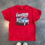 Let Freedom Reign Graphic Tee Red Size XL Photo 0