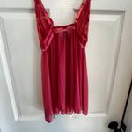 Rachel Roy Pink Lace Babydoll Lingerie Sheer Mini Dress Heart Detail Teddy Size M Photo 7