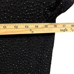 Alice + Olivia Womens studded Black Long Sleeve Mini Dress With Silk Skirt M Photo 4