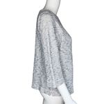 J.Jill Sweatshirt Womens Medium Marled Blue Purejill Lounge Updated Basic Casual Photo 1