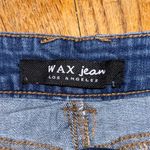 Wax Jean  Blue Distressed Mini Skirt Y2K‎ Medium Photo 2