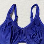 Wacoal 34DD Blue Basic Beauty Full Figure Underwire Bra Unlined 855192 Photo 10