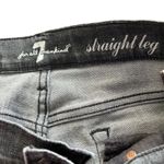 7 For All Mankind Straight Leg Dark Wash Denim Jeans Size 29 inseam 28 Photo 3