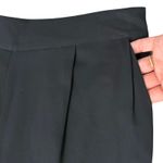 Diane Von Furstenberg  DVF Black Elena Crepe Silk Wide Leg Pants Trousers size 0 Photo 9