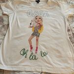 Sugarbird Limited Collection RARE Gaga Oh La La White 100% Cotton T-shirt, size 6 Photo 8