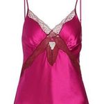 Cami NYC NWT  Florentine lace-trimmed cutout silk-satin Magnolia camisole. Size 14 Photo 1