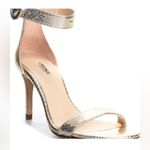 L'Agence  Giselle II Ankle Strap Sandal in Gold Photo 2