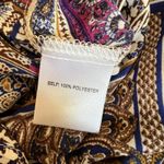 Rose + Olive ‎ Paisley Floral Patchwork Shirt Size Medium Button Up Funky Retro Photo 6