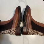 Vintage Havana  Brown Ankle Boots with Animal Print Accent Photo 8