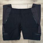 Athleta Headlands Hybrid Cargo Legging Hiking Casual Ankle Pants Black Brown 16 Photo 5