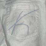 Michael Kors White Skinny Leg Pant Jeans Bedazzled Butt Minimal Classic Photo 8