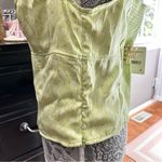 Free People  Citrine Combo Ruffle Flutter Sleeve Top Size L - NWT Photo 13
