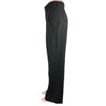 ZARA  Black High Rise Flat Front Straight Leg Ankle Trouser Dress Pants Size S Photo 1
