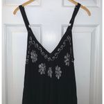 Sacred Threads NWT  Black Floral Embroidered Jumpsuit Photo 1