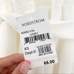 Socialite NWT  Wide Leg Split Leg Jumpsuit Flawed Cream Ivory White Beach Size XS Photo 5