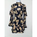 LA MAISON TALULAH‎ IN THE MIX MOCK NECK FLORAL MINI DRESS EUC SIZE S Photo 3