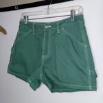 Dickies Green  High Waisted Shorts 100% Cotton Mom Denim Jean Shorts waist 26 / 3 Photo 1