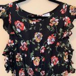 Sienna Sky Black Floral Romper Photo 3