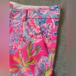 Lilly Pulitzer  Pink, Green, Blue Callahan Shorts in Pink Isle size 8 with pocket Photo 2