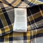 CAbi Women's Seattle Plaid Ruffle Shirt Blue Yellow Cotton Style 4233 Size Small Photo 9