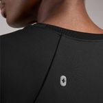 FIGS  Rosa FORMx Slim Crewneck Scrub Top in Black, Size Large Photo 4