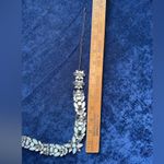 Art Deco Stained Glass Style Choker Necklace with Adjustable Clasp Gold Photo 2