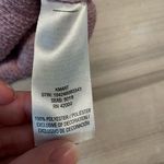 AMP “Not Your Babe” Pink/Purple & White Oversized Fuzzy Sherpa Sweatshirt XS Photo 14