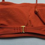 Xhilaration  Orange Smock Swim Sports Bra Beach Bralette Bikini Top L Large Photo 4