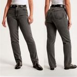 Abercrombie & Fitch Women's Ultra High Rise Straight Jeans Faded Black Size 6 Photo 1