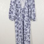 Hill House NWT Lilac Tonal Floral The Simone Maxi Dress Size Medium Photo 6