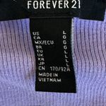 Forever 21 NWT  Crop Top Womes L Pastel Purple Ribbed Patchwork Colorblock Retro Photo 6