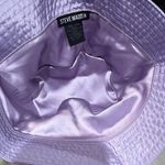 Steve Madden NWT Solid Satin-Lined Nylon Bucket Hat, Lilac Purple New w/Tag $36 Photo 3
