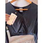 NWT Calia Ruched Rash Guard In Black Size Large Photo 1