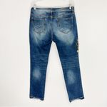 Driftwood  Floral Embroidered Audrey Raw Hem Jeans Size 31 Photo 7