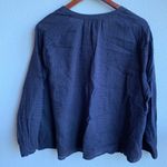 Old Navy  Lightweight Dotted V Neck Blouse Top Shirt Work Casual Large Photo 2