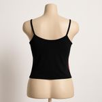 Vintage Hot Skins Abstract Floral Reversible Cami Top – Deadstock Y2K Bodywear L Red Size L Photo 1