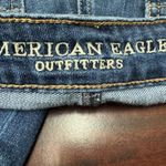 American Eagle Button Fly Tomgirl Dark Wash Jeans Size 4 Photo 5
