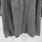 Habitat Tunic Top Small Lagenlook Art To Wear Artsy Gingham Mixed Checks Funky Photo 5