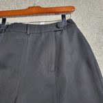 Moschino Couture Womens Tuxedo Pants 8 Black Wool Satin Trim Button Formal Dress Photo 12