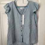Jane and Delancey  Jean Button Up Top Photo 0