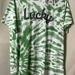 Grayson Threads Grayson/Threads Hello Gorgeous Women’s Size XXL Lucky T-shirt Tie‎ Dye St Patty Photo 0