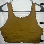 Free People Movement Ruffle Sports Bra Brown Size M Photo 2