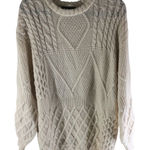 Primark Mini Sweater Dress Cable Knit Crew Neck Oversized Ivory S Photo 0